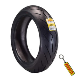Pirelli Diablo Rosso III 180/55 ZR17 Rear Motorcycle Tire with Keychai