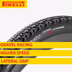 Pirelli Cinturato Gravel RC 40-622 (700 x 40c) Gravel Bike Tire - Grav
