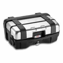 GIVI Trekker 33 Case Set Monokey with Alu Cover, black-silver