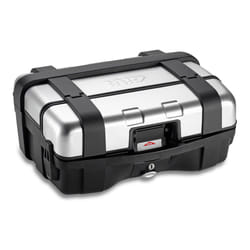 GIVI Trekker 33 Case Set Monokey with Alu Cover, black-silver