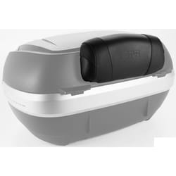 GIVI passenger backrest for V47 Monokey suitcase soft black, made of imitation leather