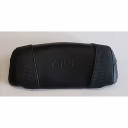 GIVI passenger backrest for V47 Monokey suitcase soft black, made of imitation leather