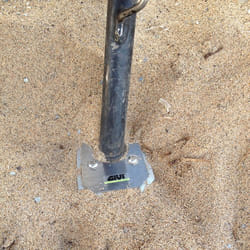 GIVI foot extension made of aluminum and stainless steel for original side stand f.Honda Crosstourer (12-19)