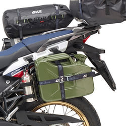 GIVI Thermo drinking bottle made of stainless steel BPA free with snap hook anodized aluminum BPA free
