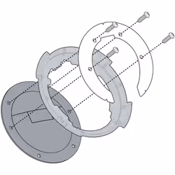 GIVI BF Tanklock System for TANKLOCK Tankbags, black