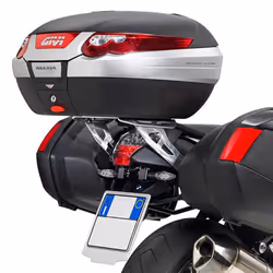 GIVI Alu Top Case Carrier for Monokey Case, 6 kg for Moto Guzzi V85 TT (19-21)