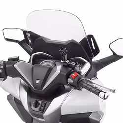 GIVI bracket for mounting on the brake fluid reservoir for navigation and smartphone bags (see below)