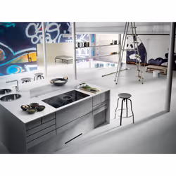 Elica NIKOLATESLA BL/F/83 Black Built-in 83 cm Zone induction hob 4 zone(s) Built-in hood - Additional view 7