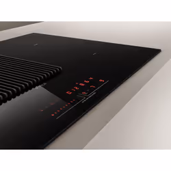 Elica NIKOLATESLA PRIME BL/F/83 Black Built-in 83 cm Zone induction hob 4 zone(s) Built-in hood