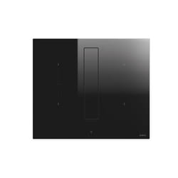 Elica NikolaTesla FIT Black Built-in 60 cm Zone induction hob 4 zone(s) Built-in hood