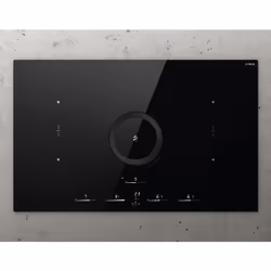 Elica NIKOLATESLA SWITCH GLOW BL/A/83, Black, Built-in, 83 cm, Zone induction hob, Glass, 4 zone(s)