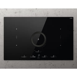 Elica NIKOLATESLA SWITCH GLOW BL/A/83 Black Built-in 83 cm Zone induction hob 4 zone(s) Built-in hood