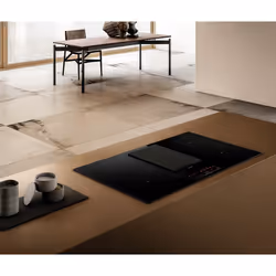 Elica NikolaTesla Prime S Black Built-in 83 cm Zone induction hob 4 zone(s) Built-in hood