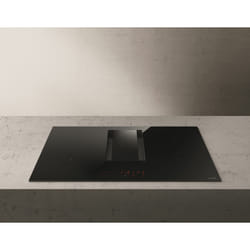 Elica NT-ALPHA-BA hob Black Built-in 78 cm Zone induction hob 4 zone(s) Built-in hood