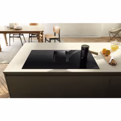 Elica NT-ALPHA-BA hob Black Built-in 78 cm Zone induction hob 4 zone(s) Built-in hood