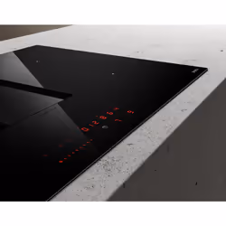 Elica NT-ALPHA-BA hob Black Built-in 78 cm Zone induction hob 4 zone(s) Built-in hood