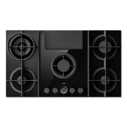 Elica NikolaTesla Flame EVO BL/A/88 Black Built-in 88 cm Gas 5 zone(s) Built-in hood