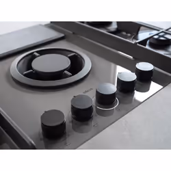 Elica NikolaTesla Flame EVO BL/A/88 Black Built-in 88 cm Gas 5 zone(s) Built-in hood - Additional view 6