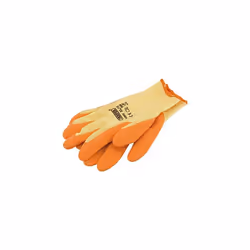 Draper 82602 Large Heavy Duty Latex Coated Work Gloves - Orange