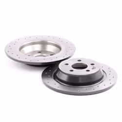 BREMBO Brake disc FORD: Focus 2, MONDEO 4, S-Max Mk1, LAND ROVER: Range Rover Evoque XTRA LINE 11mm 5 solid, Perforated Coated 08.A540.1X 1379931