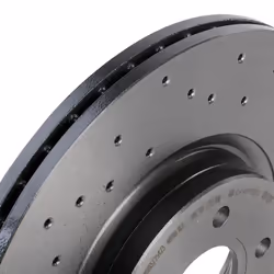 BREMBO Brake disc VOLVO: V40 Hatchback, S40 II, V50, FORD: Focus 2 XTRA LINE 25mm 5 perforated/vented Coated High-carbon 09.A728.1X 1368548,1384290 - Additional view 4