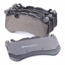BREMBO P 50 142 Brake pad set prepared for wear warning indicator with anti-squeak plate without accessories MERCEDES-BENZ: E-Class Saloon