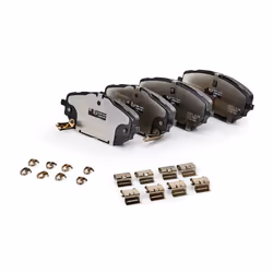 BREMBO P 83 171 Brake pad set with acoustic wear warning with piston clip, with anti-squeak plate with accessories TOYOTA: C-HR, Corolla XII Hatchback