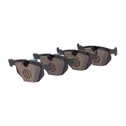BREMBO P 06 033X Brake pad set prepared for wear warning indicator with anti-squeak plate without accessories BMW: 5 Saloon, 5 Touring, 6 Coupe