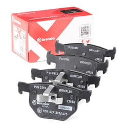 BREMBO P 06 039X Brake pad set prepared for wear warning indicator with anti-squeak plate without accessories BMW: 3 Touring, 3 Saloon, 3 Coupe