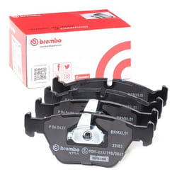 BREMBO P 06 043X Brake pad set prepared for wear warning indicator with anti-squeak plate without accessories BMW: X3, Z4 Roadster, 3 Coupe, ROVER: 75