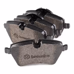 BREMBO P 06 051X Brake pad set prepared for wear warning indicator with anti-squeak plate without accessories MINI: Hatchback, Clubman, Convertible - Additional view 5