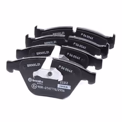 BREMBO P 06 054X Brake pad set prepared for wear warning indicator with anti-squeak plate without accessories BMW: 5 Saloon, 5 Touring, 6 Coupe