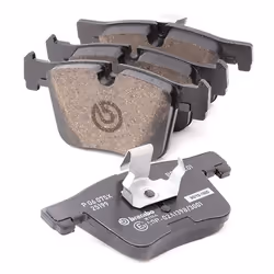BREMBO P 06 075X Brake pad set prepared for wear warning indicator with anti-squeak plate without accessories BMW: X3, X4, 2 Coupe