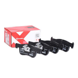BREMBO P 06 078X Brake pad set prepared for wear warning indicator with piston clip, with anti-squeak plate with accessories BMW: 1 Hatchback, 2 Coupe