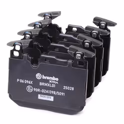 BREMBO P 06 096X Brake pad set prepared for wear warning indicator with anti-squeak plate without accessories, with counterweights BMW: 4 Gran Coupe