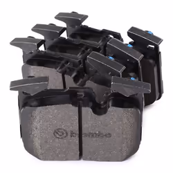 BREMBO P 06 096X Brake pad set prepared for wear warning indicator with anti-squeak plate without accessories, with counterweights BMW: 4 Gran Coupe
