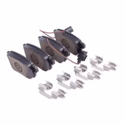 BREMBO P 23 133X Brake pad set incl. wear warning contact with anti-squeak plate with accessories ALFA ROMEO: Giulietta Hatchback
