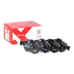 BREMBO P 24 055X Brake pad set excl. wear warning contact with anti-squeak plate without accessories FORD: FIESTA 5, KA Hatchback, Fusion Estate