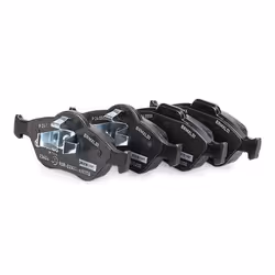 BREMBO P 24 055X Brake pad set excl. wear warning contact with anti-squeak plate without accessories FORD: FIESTA 5, KA Hatchback, Fusion Estate
