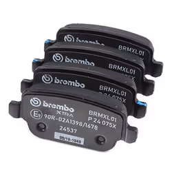 BREMBO P 24 075X Brake pad set excl. wear warning contact with brake caliper screws, with anti-squeak plate with accessories FORD: MONDEO 4, KUGA 1 - Additional view 4