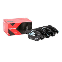 BREMBO P 24 076X Brake pad set excl. wear warning contact with anti-squeak plate without accessories VOLVO: XC70 II Estate, V60 I