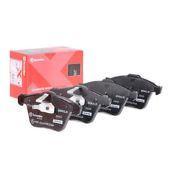 BREMBO P 24 077X Brake pad set excl. wear warning contact with anti-squeak plate without accessories VOLVO: V60 I, S60 II, XC70 II Estate