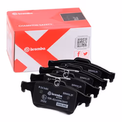 Brake pad set; BREMBO; excl. wear warning contact with anti-squeak plate without accessories; for FORD, VOLVO, MAZDA; 1683374 ...