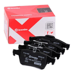 BREMBO P 24 148X Brake pad set excl. wear warning contact with anti-squeak plate without accessories FORD: FOCUS 3, KUGA 2, C-Max 2