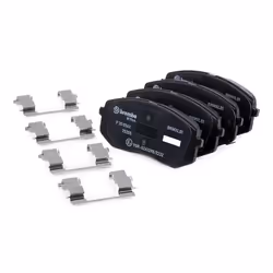 BREMBO P 30 056X Brake pad set with acoustic wear warning with anti-squeak plate with accessories KIA: Sportage IV, Sportage III, cee‘d II Hatchback