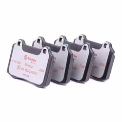 BREMBO P 36 020X Brake pad set excl. wear warning contact with anti-squeak plate without accessories VOLVO: V70 2, S60 I, JAGUAR: XJ Saloon