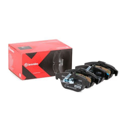 BREMBO P 50 068X Brake pad set prepared for wear warning indicator with anti-squeak plate without accessories MERCEDES-BENZ: C-Class Saloon