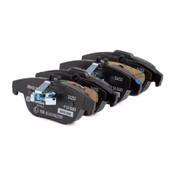 BREMBO P 50 068X Brake pad set prepared for wear warning indicator with anti-squeak plate without accessories MERCEDES-BENZ: C-Class Saloon