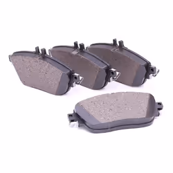 BREMBO P 50 093X Brake pad set prepared for wear warning indicator with brake caliper screws, with anti-squeak plate with accessories