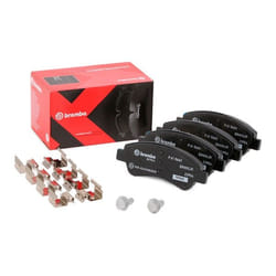 BREMBO P 61 066X Brake pad set excl. wear warning contact with brake caliper screws, with anti-squeak plate with accessories OPEL: Corsa F Hatchback